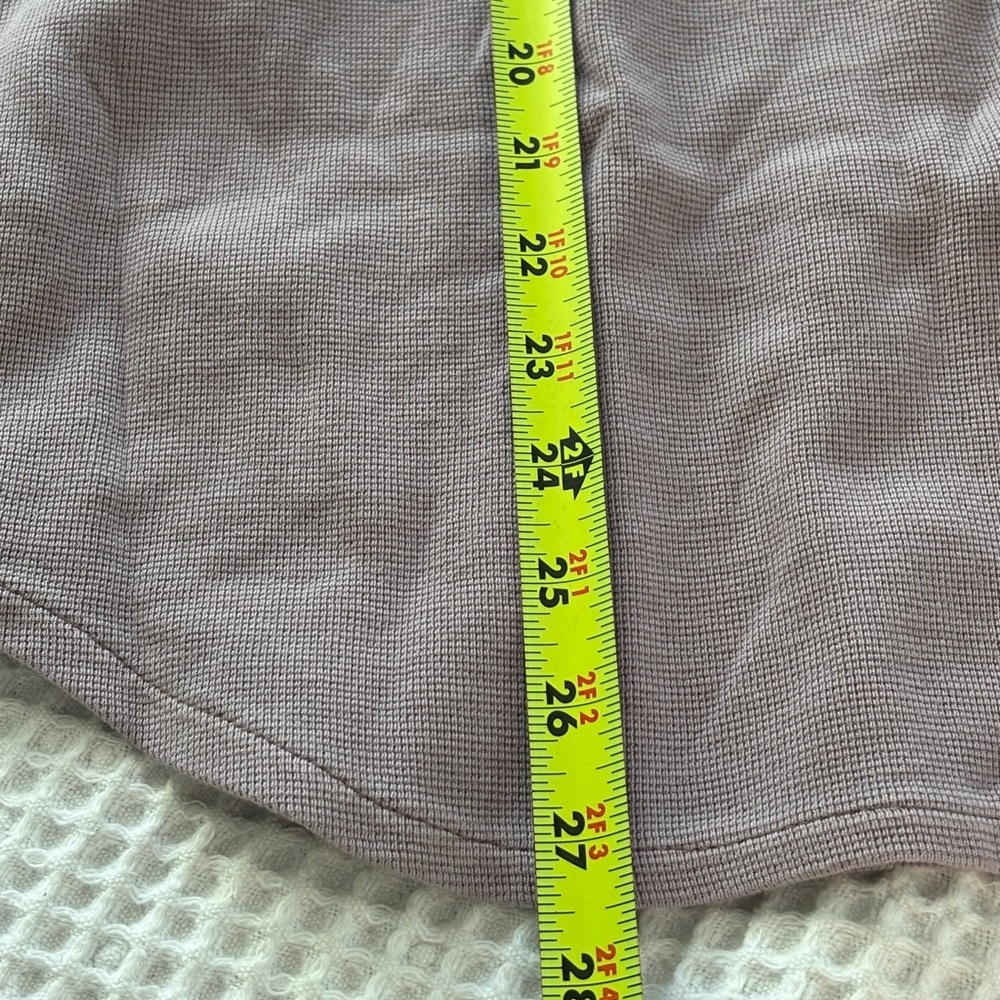 NWT Mens J Crew Purple Cotton waffle button up shirt shacket size medium flawed - Picture 10 of 11